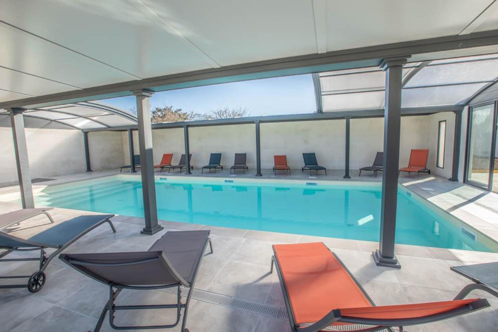 Le Vaisseau Maison Avec Piscine/Parking/Wifi/Plages 5Kms 레 마트 외부 사진